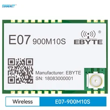 

CDSENET CC1101 855-925 MHz SMD Wireless Module 26MHz Crystal Oscillator Short-range Wireless Communication Equipment E07-900M10S
