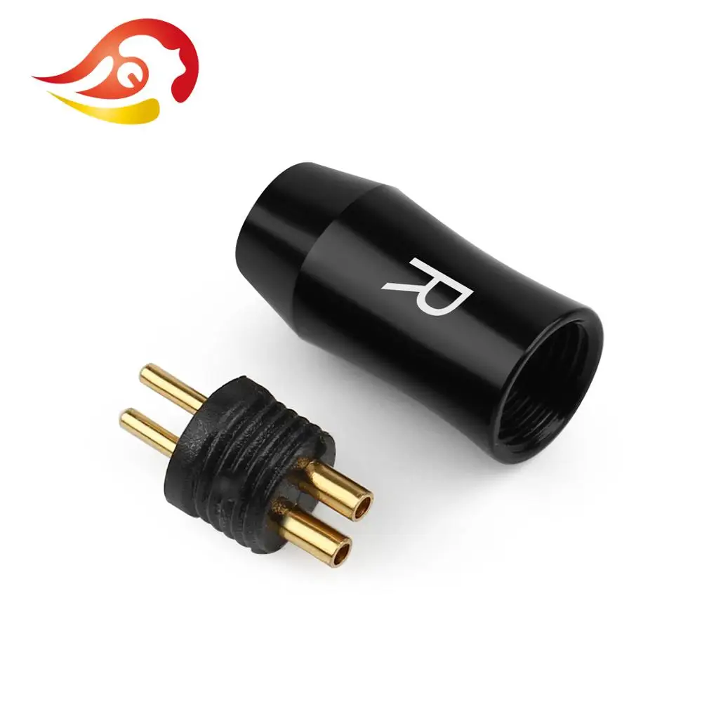QYFANG 0,78 мм штырьковый разъем для наушников UM3X W4R UE18 HiFi гарнитура алюминиевый сплав металлический штекер аудио разъем адаптер