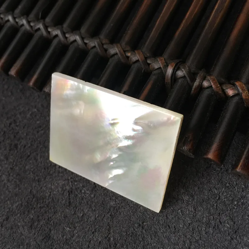 5 개 40mm /30mm/2mm 화이트 천연 진주 쉘 어머니 DIY 악기 액세서리 및 공예 상감 조각 재료