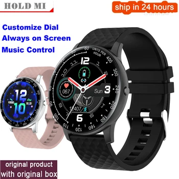 

H30 Smart Watch Men Women DIY Watch Face Full Touch Round Screen Heart Rate Blood Pressure Monitor Sports Smart Watch