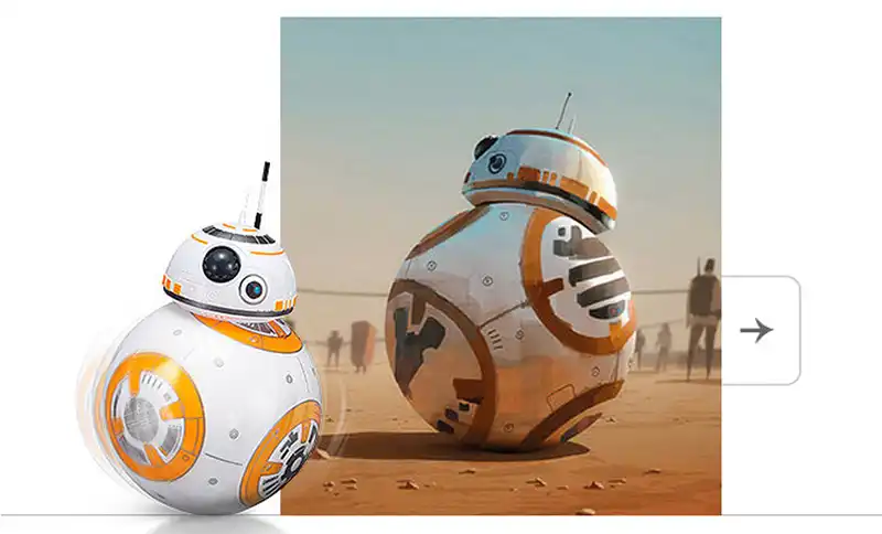 Звездные войны RC BB 8 мяч экшн фигурка Droid робот 2 4G пульт дистанционного управления