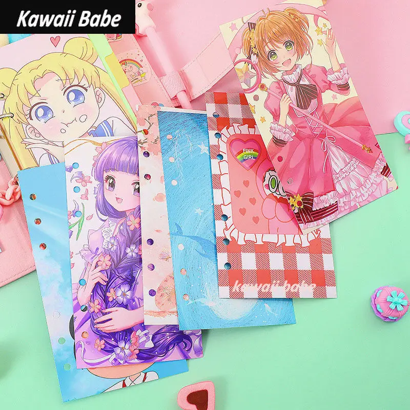 Carnet De Notes Kawaii En Pu, Page De Couverture Ligne/points 224 Pages,  Agenda Planificateur Hebdomadaire, Carnet De Croquis, Compte À Main,  Fournitures Scolaires - Ordinateurs Portables - AliExpress