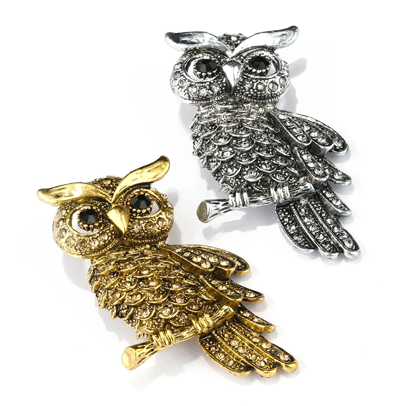 H640297X超大合金锆石眼猫头鹰胸针 (5)