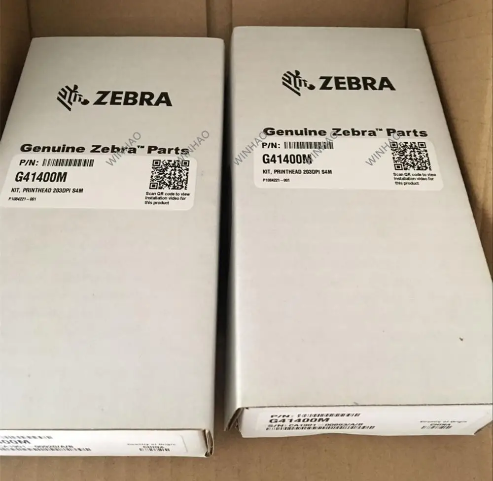 Оригинальная новая термопечатающая головка G41400M для принтера Zebra S4M Замена