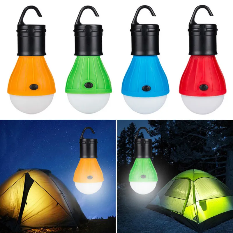 

Mini Portable Lantern Tent Light LED Bulb Emergency Lamp Waterproof Outdoor Hanging Hook Flashlight For Camping Saving Lamp
