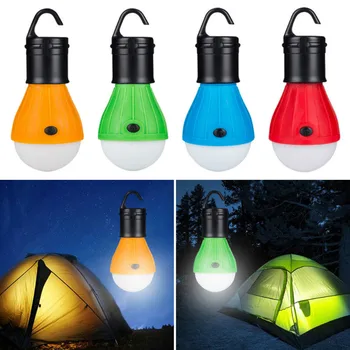 

Mini Portable Lantern Tent Light LED Bulb Emergency Lamp Waterproof Outdoor Hanging Hook Flashlight For Camping Saving Lamp