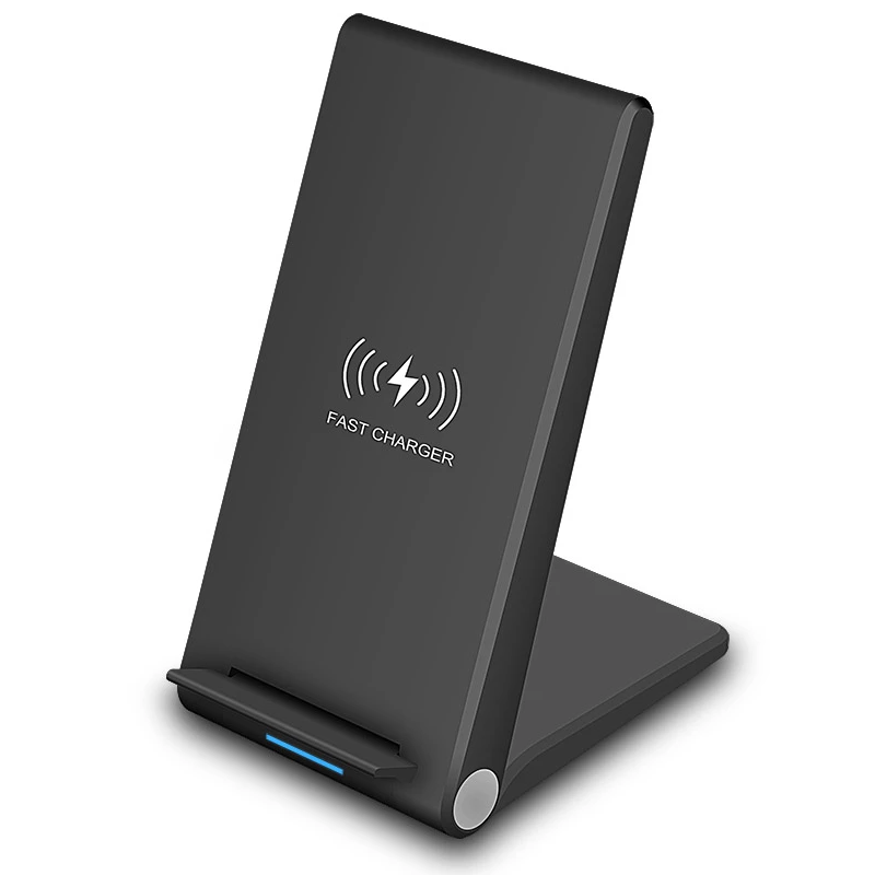 DCAE 15 Вт Быстрое беспроводное зарядное устройство для samsung S8 S9 S10 Note 10 9 8 huawei P30 Pro Xiaomi Mi 9 Qi Зарядка для iPhone 11 XS XR X 8 - Цвет: Черный