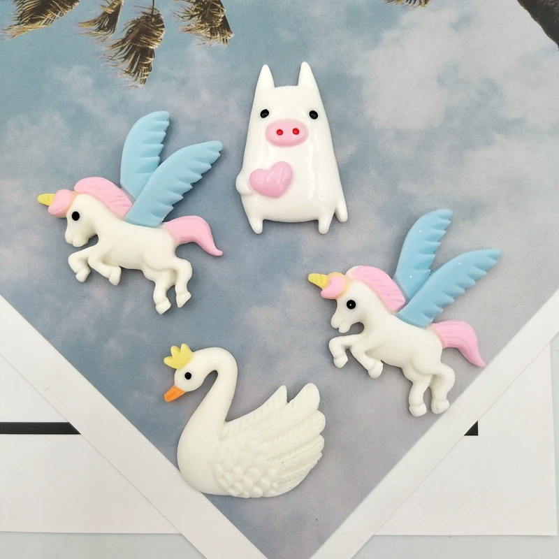 Cabujon Variados De Rina ABS Para Manualidad, Mold Variados De Color De Unicornio
