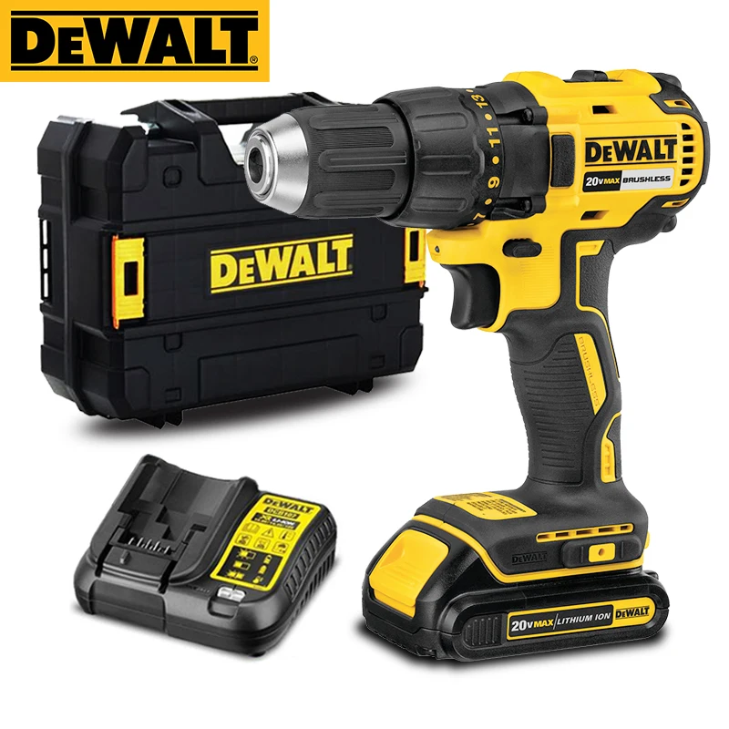 DEWALT DCD777 Original 18V Lithium Battery DIY Power Driver Variable Speed Electric Screwdriver LED Light Impact Cordless Drill