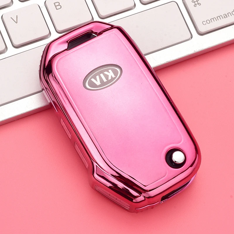 Soft TPU Car Remote Key Case Cover key case cover key case car key shell remote control case cover Protective Shell Fob For KIA Sportage R GT Stinger GT Sorento Ceed CD Cerato Forte