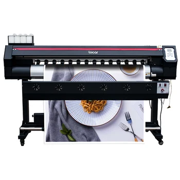 Online Flex Banner Druck Maschine 1,8 M Mit Zwei Xp600 Druckköpfe High Speed Inkjet Drucker