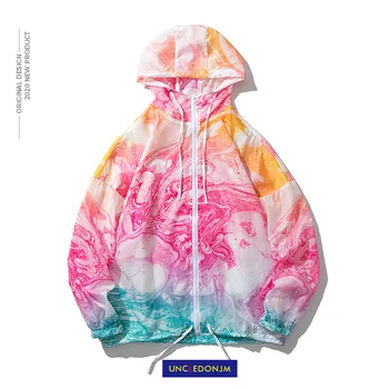 

UNCLEDONJM Men/Women Streetwear Jackets Windbreaker 2020 Mens Harajuku Hip Hop Jackets Vintage Summer Jackets SK-5003