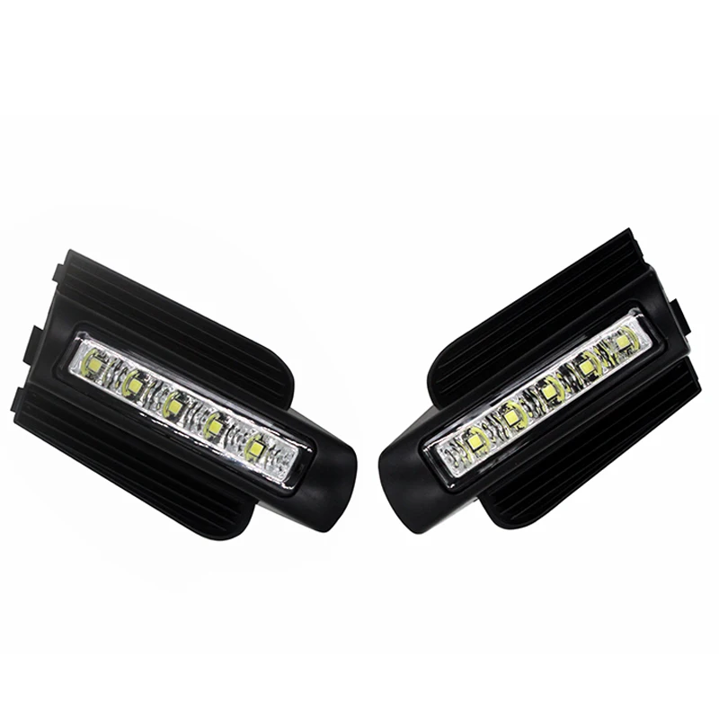 

2pcs/set DC 12V Light Car LED Fog Daytime Running Light LED DRL for Prado 120 Land Cruiser LC120 FJ120 GRJ120 2003-2009