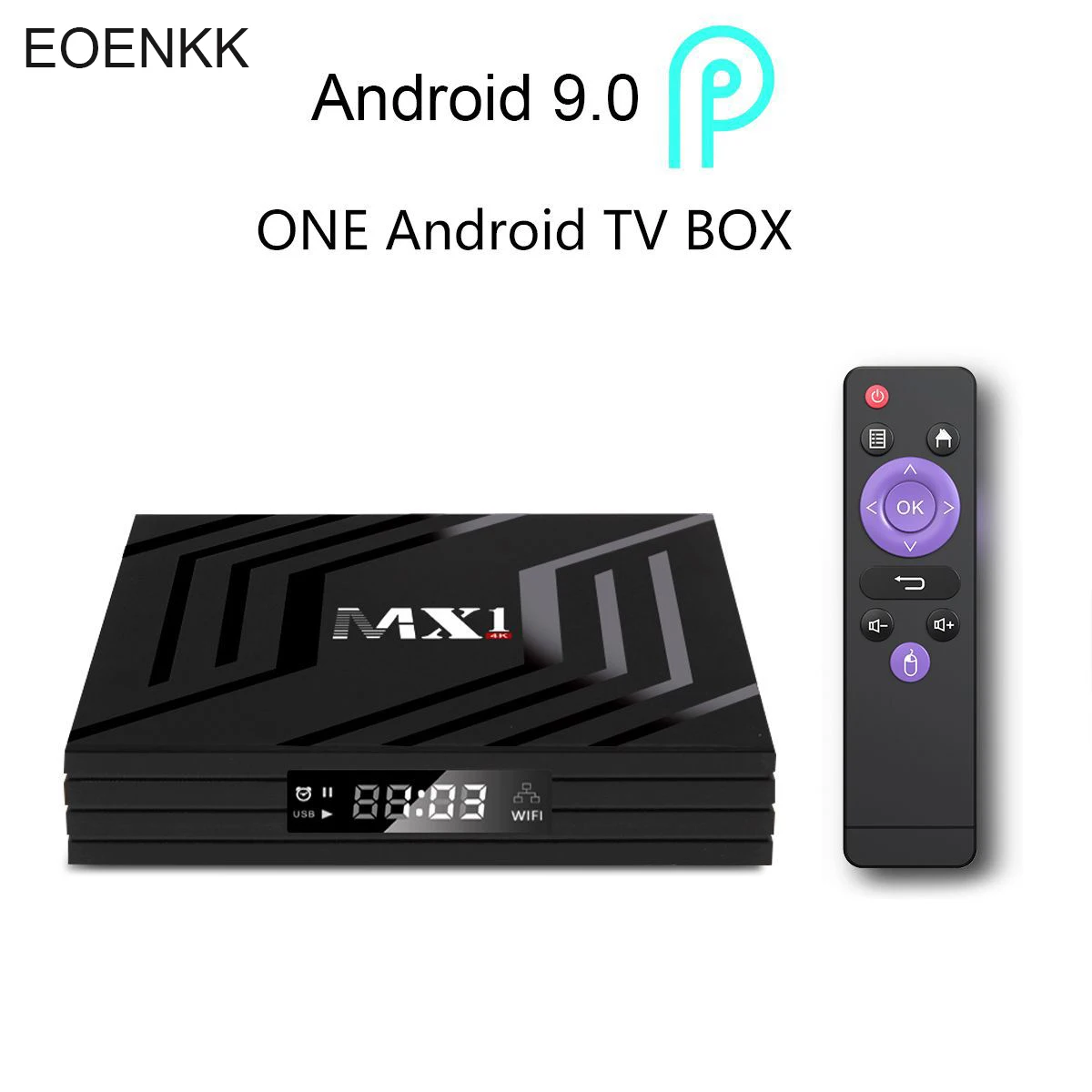 

Wireless Bluetooth TV Box RK3228A Android 9.0 4K network set-top box TV set-top box