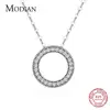 Modian romántico Real 925 plata esterlina moda ronda collar de corazón para las mujeres vida fantástica boda collares regalo de la joyería ► Foto 1/6