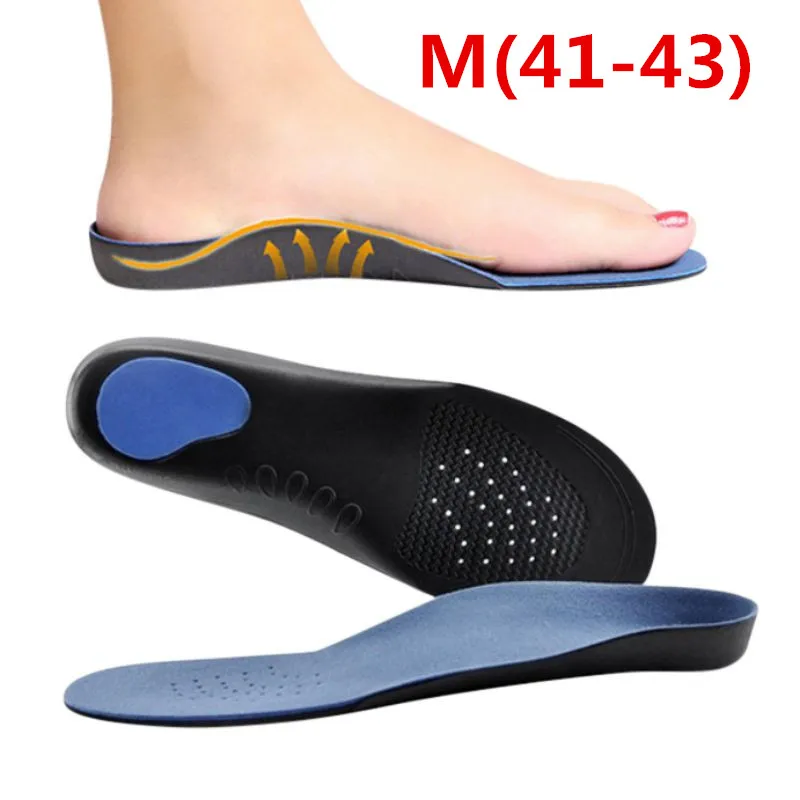M(41-43) Многофункциональные ортопедические стельки для плоской стопы Cubitus Varus, ортопедические стельки для ухода за ногами, высококачественные дезодорирующие стельки унисекс - Цвет: M(41-43)