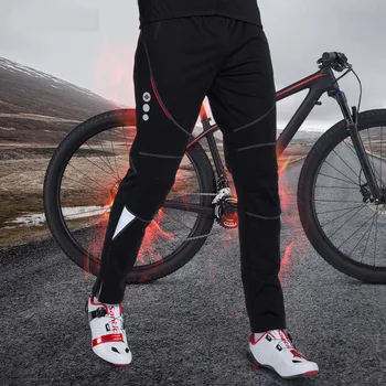 

Santic Men Cycling Fleece Thermal Pants Long Pants Winter Sport Cycling Running Leisure Pants C04004