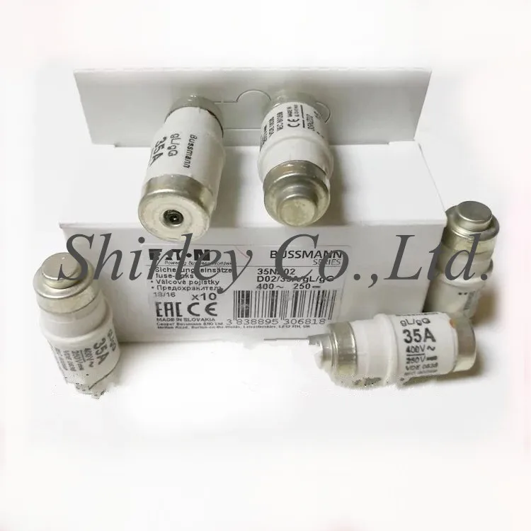 10 шт. импортный предохранитель Bussmann 35NZ02 35A 400V gL/gG 250V
