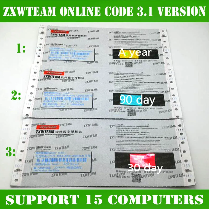 Онлайн ZXW Team 3,1 ZXWTEAM программное обеспечение ZXWSoft цифровой код авторизации Zillion x схема работы для iPhone iPad samsung