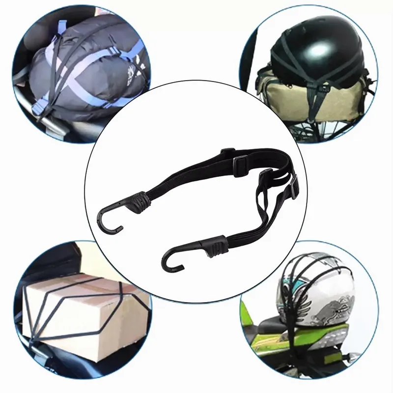 

Motorcycle hook telescopic helmet luggage elastic rope