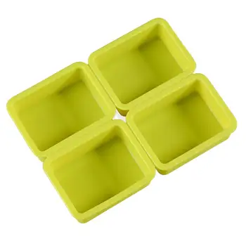 

1pcs Soap Mold DIY Separate Four-hole Homemade Rectangular Silicone Soap Mold Maker for Cake Soap Supplies