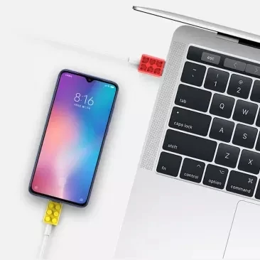 Xiaomi Mijia Youpin INNOMAKE type-C замок кабель для передачи данных желтый+ красный Длина линии 1 м пряжка дизайн для удобного хранения