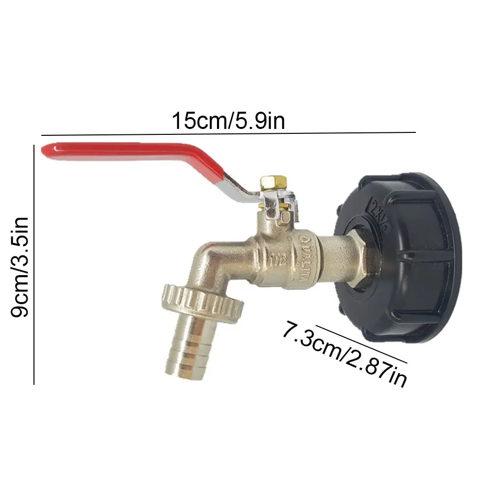 IBC 1000 Liters ADAPTER Garden Water Tank Connector Faucet Tap Replacement Parts 