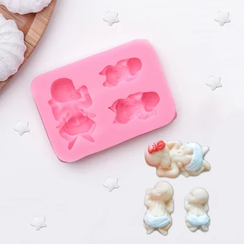 

Silicone mold 8 × 5.7 cm "Three babies"