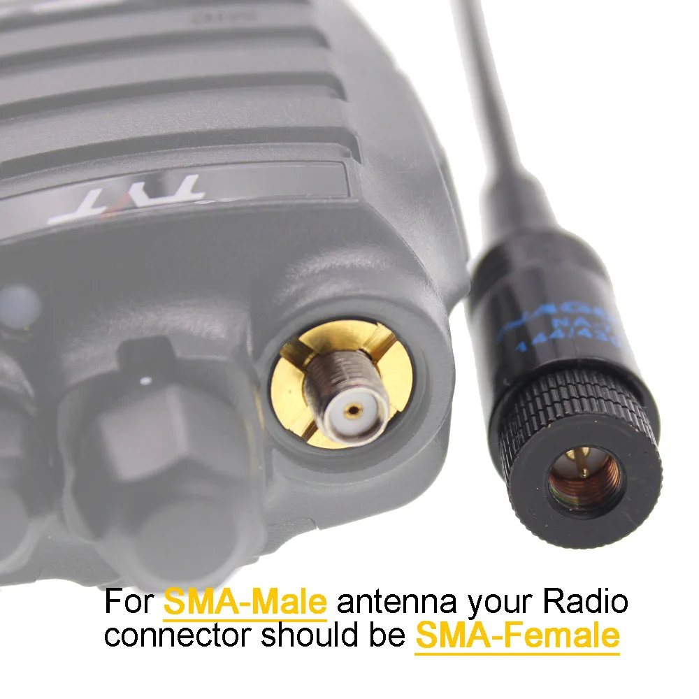 NA 771 SMA Женская Двухдиапазонная гибкая антенна VHF/UHF 144/430 МГц|sma-f antenna|antenna vhfdual band |