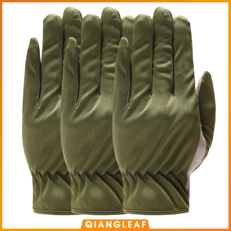 

QIANGLEAF 3pcs Hot Sale Protection Leather Gloves For Working Glove Free Shipping Ultrathin Safety Work mitten Wholesale 620