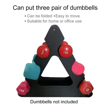 

Dumbbell Rack Multifunctional 3/5 Layer Compact Rugged Anti-wear Dumbbell Holder for Household Use