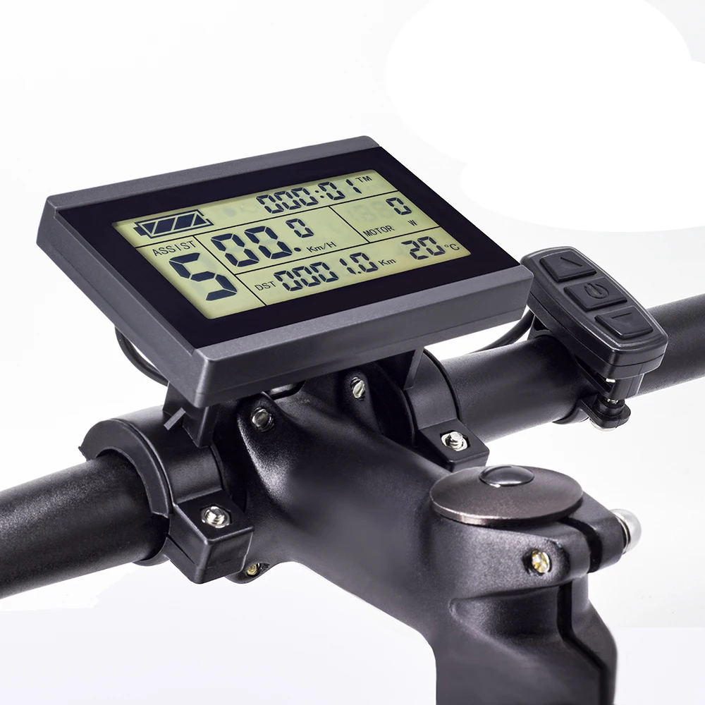 KT LCD3 Display mit SM oder Wasserdichten Stecker 24V 36V 48V Elektrische Fahrrad Display Für KT Controller