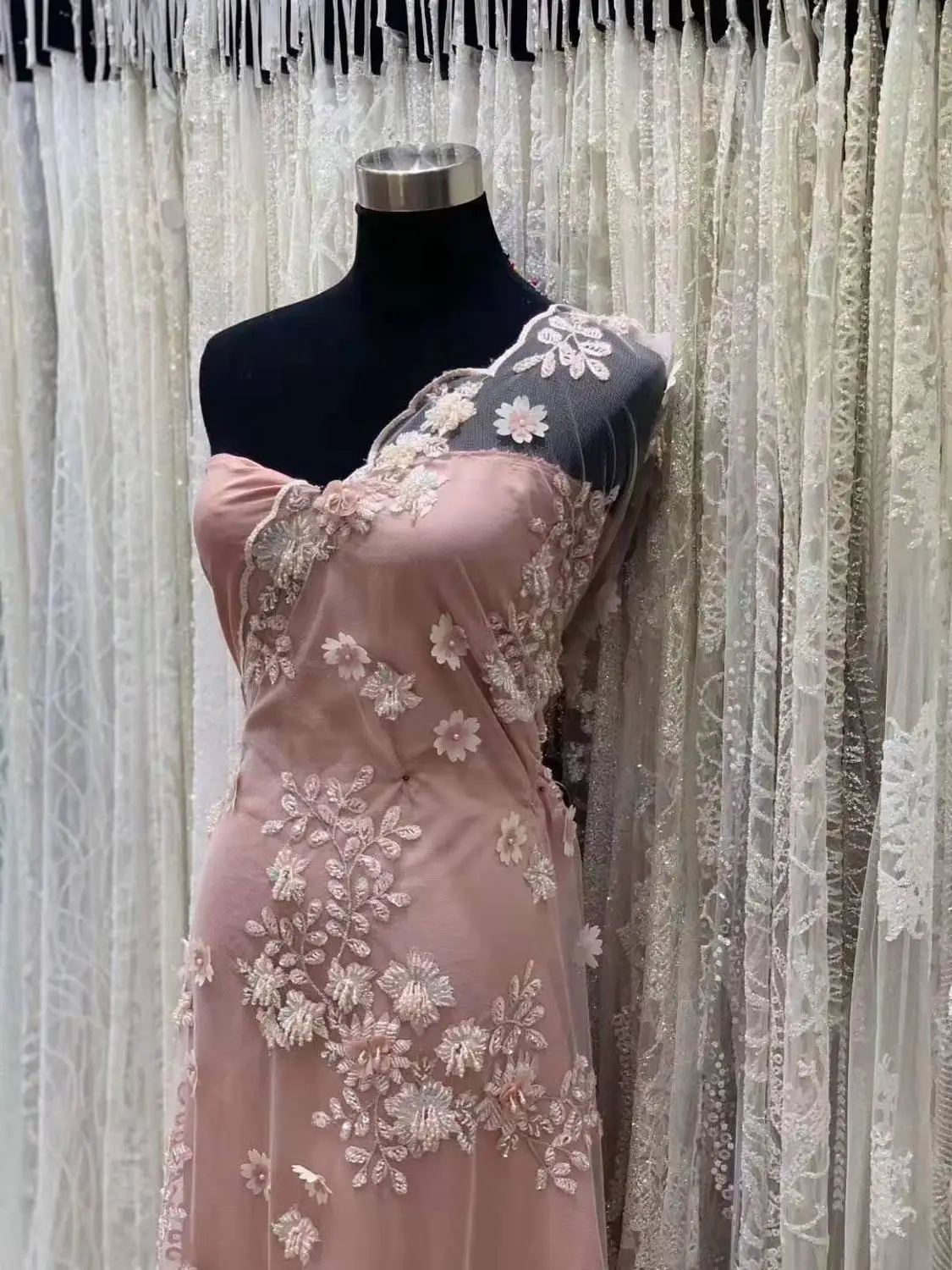 Высокое качество, ручная работа, вышитая бисером, сетка, французская сетка, Африканское кружево, вышивка, нигерийское кружево, подходит для высококлассного вечернего платья skir