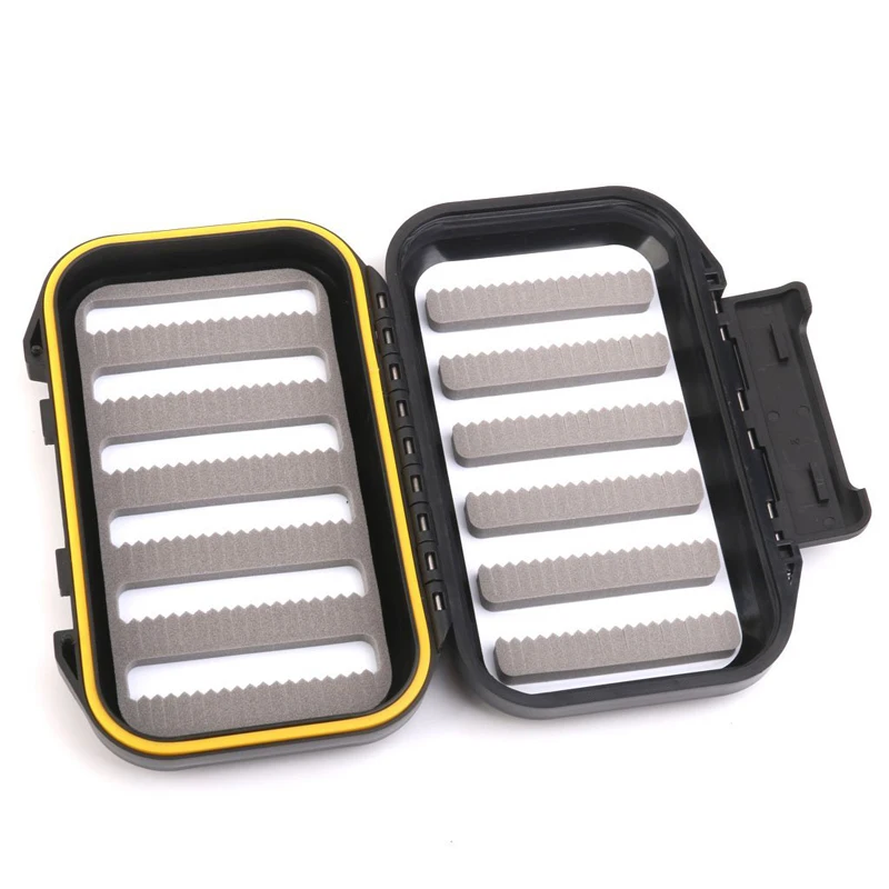 MAXIMUMCATCH Lure Box fly box flyweight plastic fishing angel fishing box storage box(black