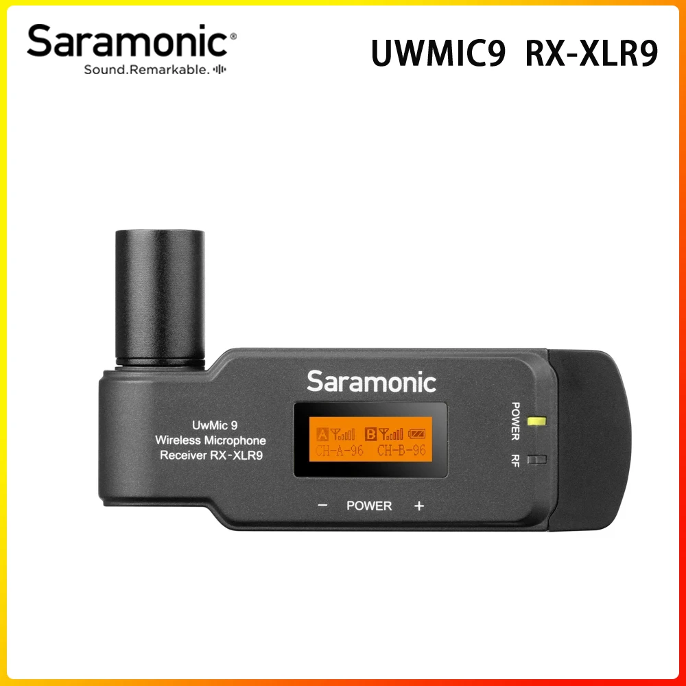 bluetooth microphone Saramonic UWMIC9 Broadcast UHF Wireless Microphone System Receivers and XLR Transmitter for Camera Camcorder smart phone gaming mic Microphones