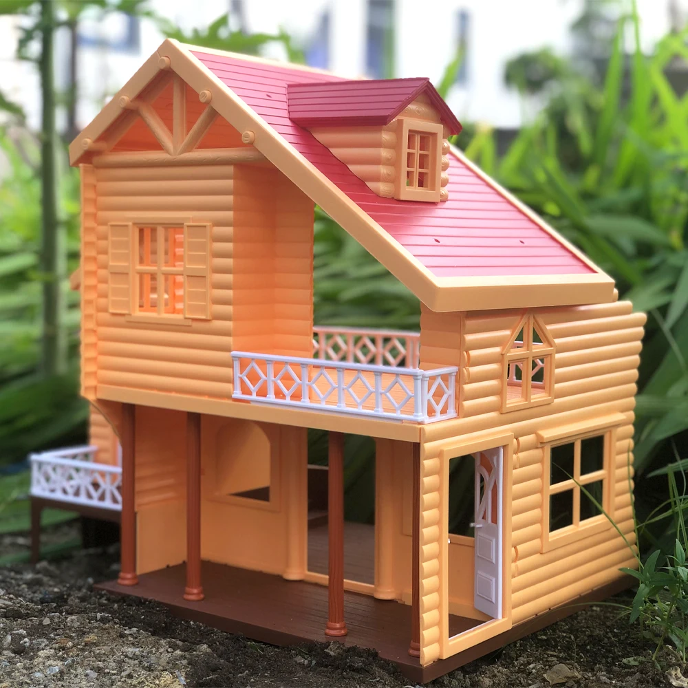 Casa de muñecas en miniatura de la familia del bosque, juego de Casa de juguete, muebles para muñecas, juego de regalo, 1/12