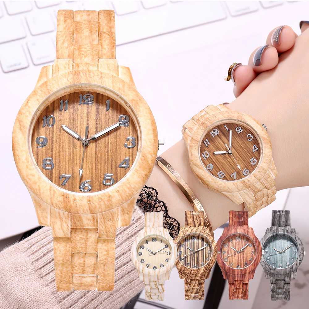

2020 Fashion Casual Wood Women Watches Luxury Brand Dress Wristwatch for Women Montre Femme Lady Quartz Watch Relogio Feminino