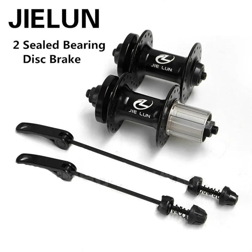 JIELUN Bicycle Aluminum Alloy Hubs 2 Sealed Bearing Casette Disc Brake
