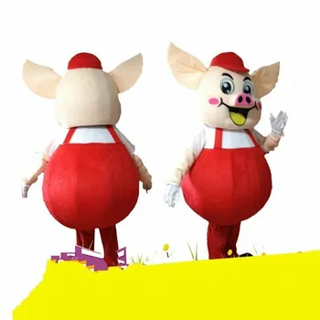 

Pig Mascot Costume Cosplay Party Game Dress Outfit Advertising Halloween Adult Holiday Gift Promotion Event Play Animal