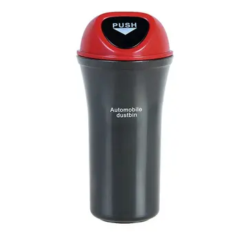 

Universal Car-Mounted Mini Car Trash Can Peel Trash Rubbish Can Multi-Function Compartment Car Accessories