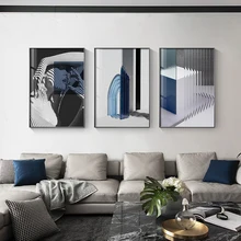 

Abstract Blue fantasy Poster Print Modern Minimalist Canvas Art Home Decor Scandinavian Bedroom Decoration Wall Painting Picture