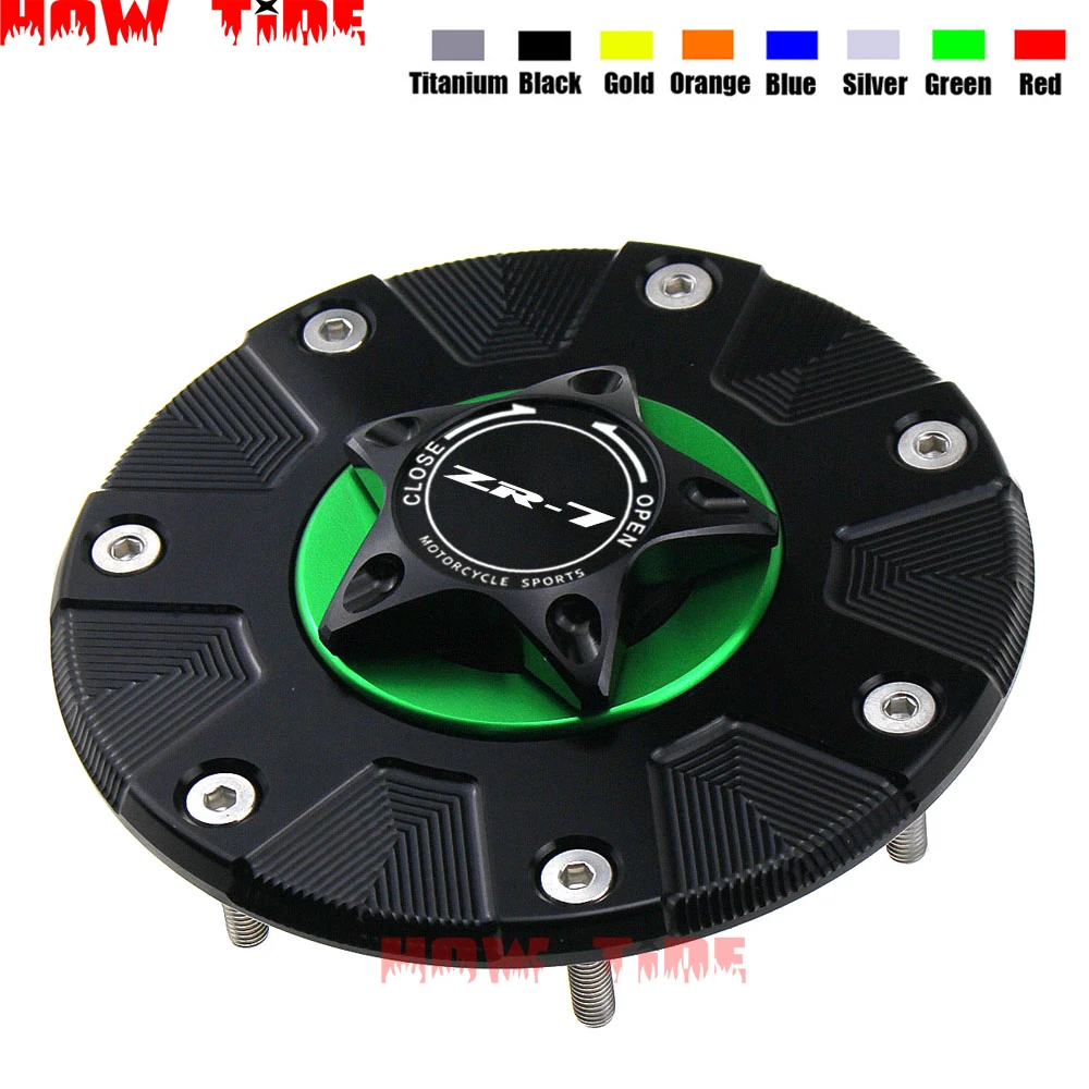 ZX-7R крышка топливного бака газа для Kawasaki ZX7R/ZX7RR все годы аксессуары мотоцикла CNC алюминиевая масляная крышка мотоцикла
