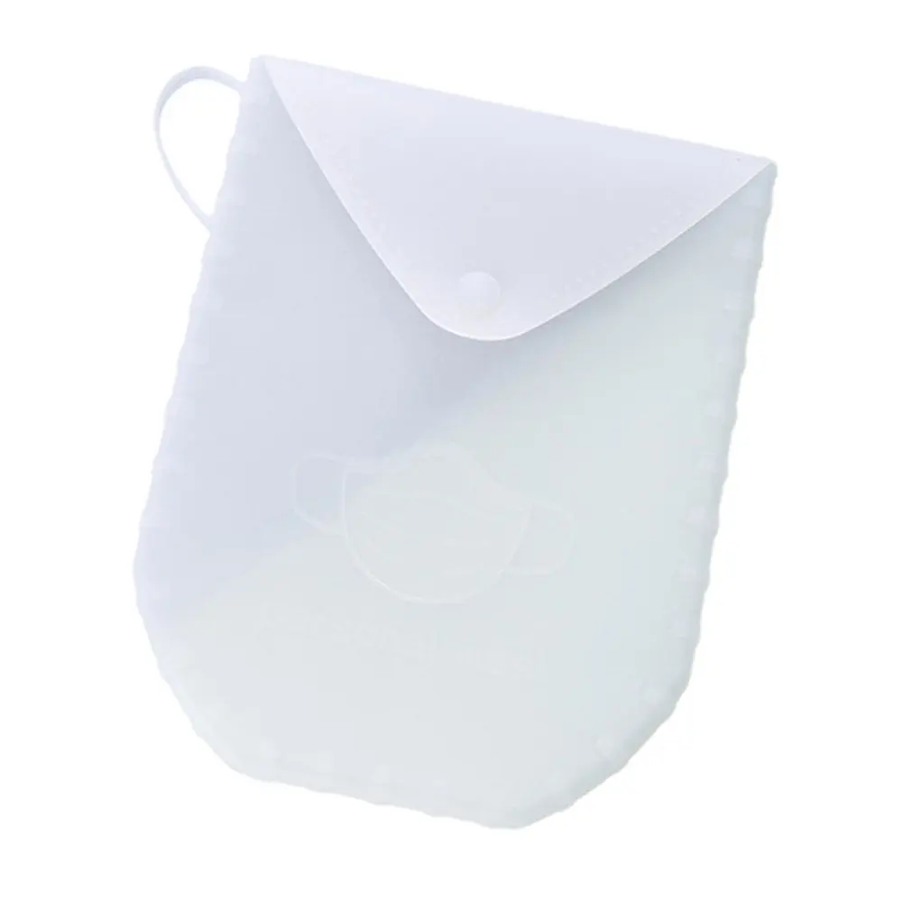 

Mask Storage Box Mask Temporary Storage Clip Silicone Material Mask Storage Bag Facemask Storage Bag