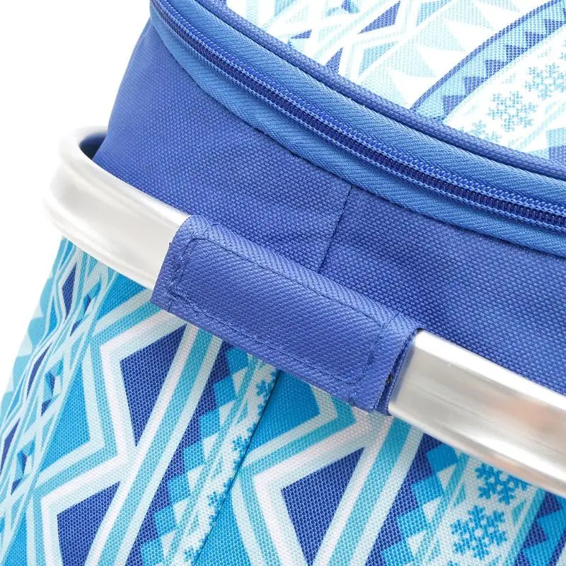 Lightweight Picnic Basket Collapsible Insulated Cooler Bag 26L Large Capacity Outdoor Camping