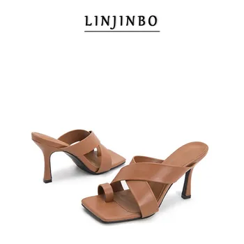 

Summer Fashion Gladiator Women Sandals Cross Strap Thong Toe Retro Women Roman Shoes 2020 New Elegant Ladies High Heels Mujer