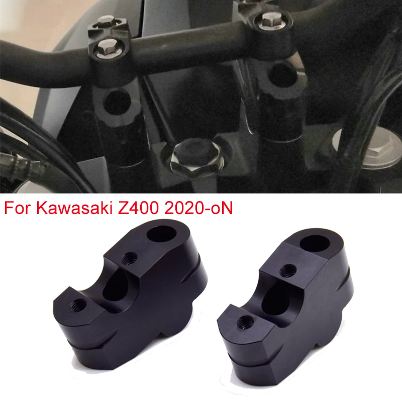 ForKawasakiZ400Z400Z4002020onHandlebarClampRisersGrips