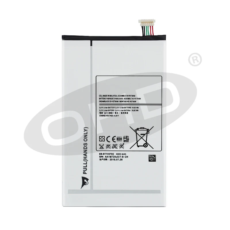 2 шт./партия 4900 мАч EB-BT705FBE/EB-BT705FBC Сменный аккумулятор для samsung Galaxy Tablet Tab S 8,4 SM-T700 T700 T705+ инструмент
