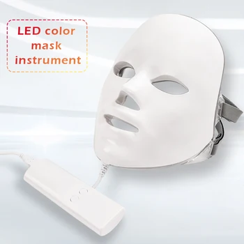 

LED 7 Colors Light Therapy Facial Mask Photon Face Mask Remove Acne Anti-Wrinkle Beauty Spa Skin Rejuvenation Whitening Tool
