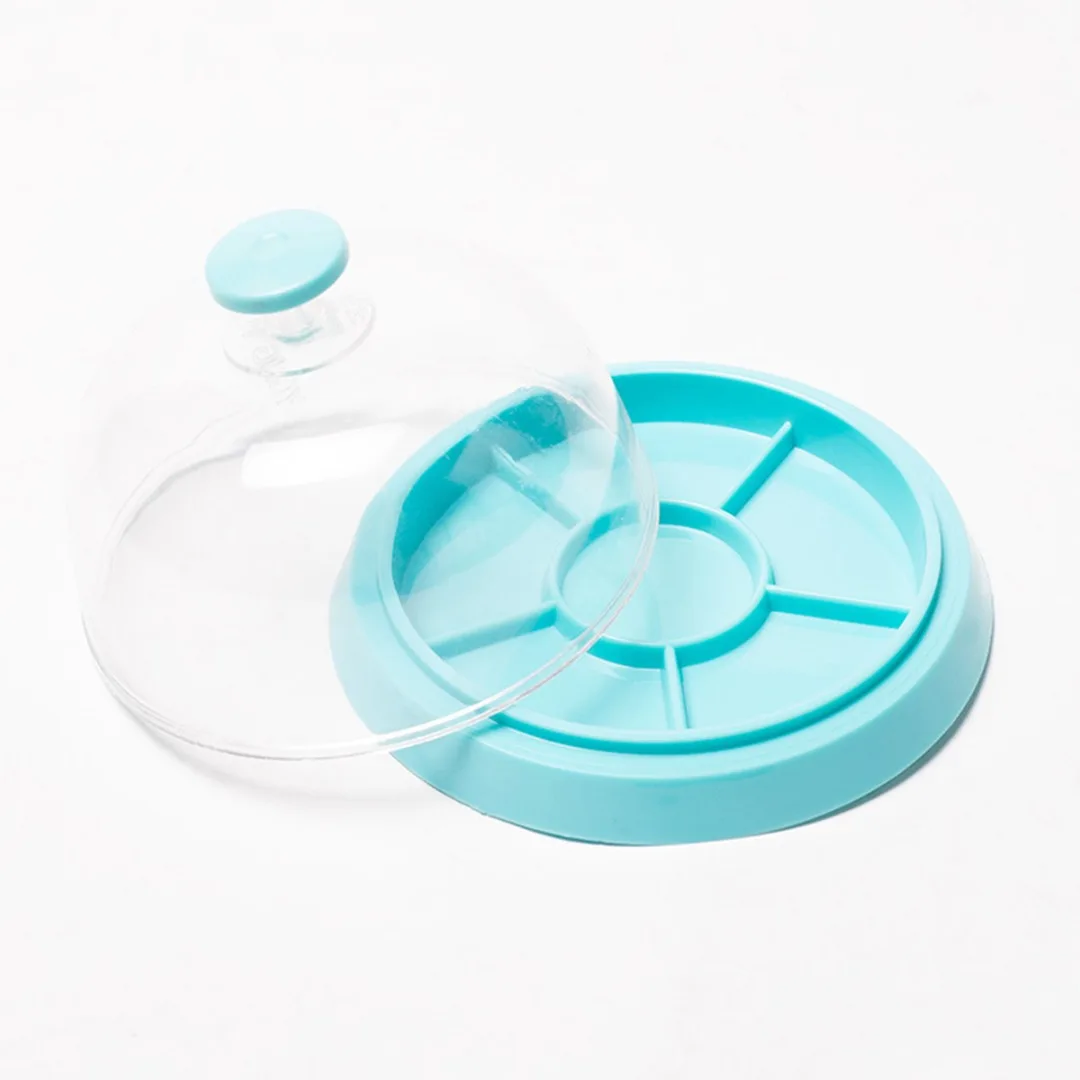 Wrist Watch Movement Accessory Protector Dust Cover Tray 6 Slots Box Repair Tool