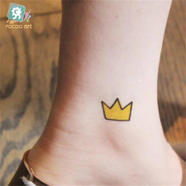 Amazon.com : SanerLian Waterproof Temporary Fake Tattoo Stickers Classic  King Queen Crown Design Set of 2 : Beauty & Personal Care